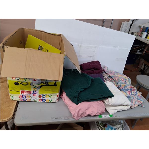 Box of Sheets, Blankets, Misc. Used as Moving Blankets- Cannot Ship