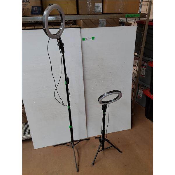 *(2) Adjustable Bower Ring Lights Up to 55"- Power On, Cannot Ship