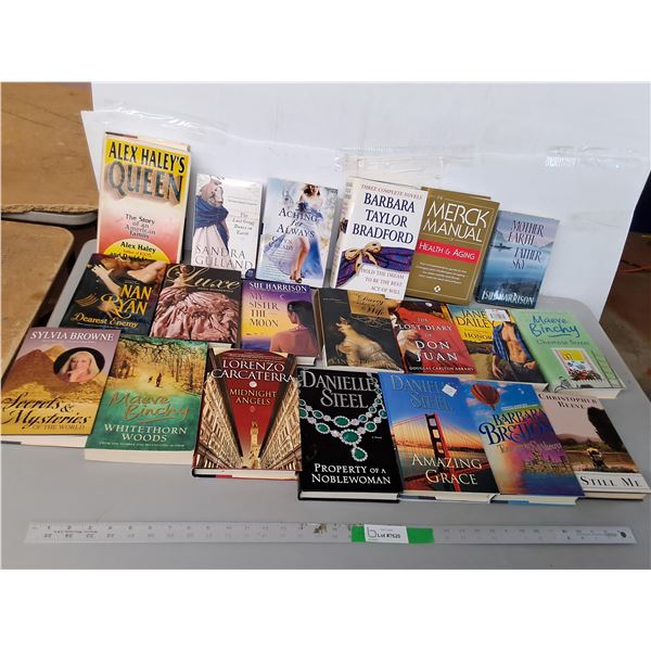 Book Lot- Christopher Reeve, Danielle Steel, Maeve Binchy, Misc - PICK UP