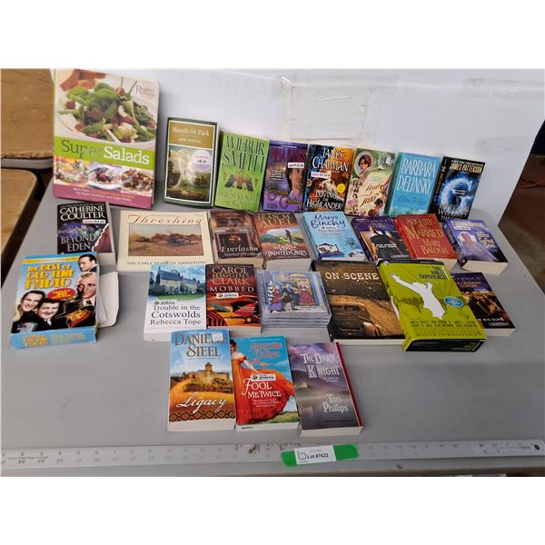 CDs- The Bible Experience, Old Time Radio, Christmas & Books- James Patterson, Jane Austen, Misc. Ca