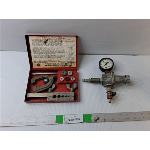 Double Flaring Tool Kit & Air Pressure Regulator