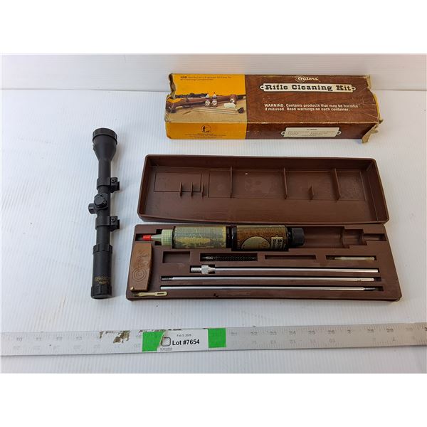 Outers Rifle Cleaning Kit & Gamo Scope- Cannot Ship