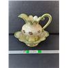 Image 1 : Decorative Ceramic Pitcher & Wash Basin Set