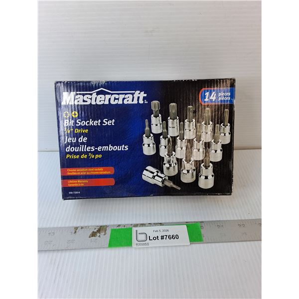 Mastercraft Bit Socket Set, Appears NIB