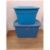 Image 8 : *(2) Storage Totes, Sterilite & Rubbermaid, Measurements In Photos, Cannot Ship