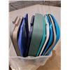 Image 2 : *Large Clear Storage Tote w/ Extra Tote&  (18) Various Lids, Measurements in Pics,