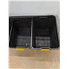Image 6 : *(2) Plastic Storage Totes, w/ Locking Lids, Measurements in Pics, Cannot Ship