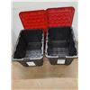 Image 4 : *(2) HDX, 19" x 28" x 15", Storage Totes w/ Lids, Cannot Ship