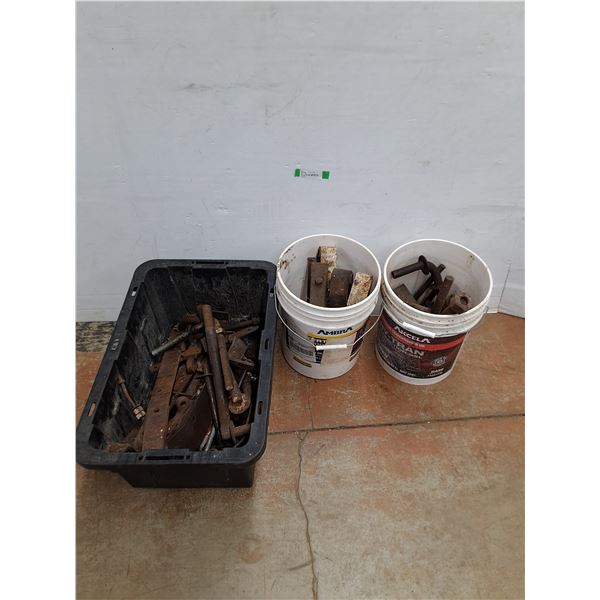 *Large Assortment Of Gate Hinges & Hardware for Livestock Gates, Cannot Ship, All As Is