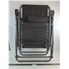 Image 1 : Black Fabric Lounge Chair - 24" x 36" Folded - Pickup Only