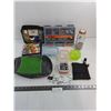 Image 1 : Sandal Care Kit, Kubota Parts Kit, Food Storage Containers, Spikes, Rogue Clone PC Video Game, Misc.