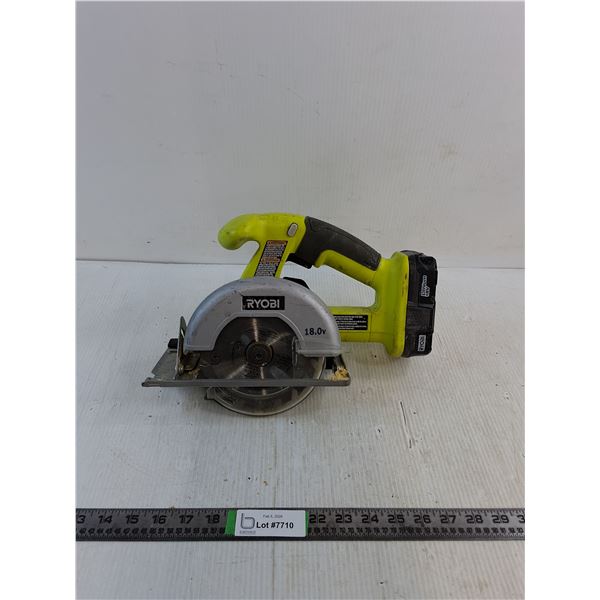 RYOBI Hand Saw- 18v, 5 1/2 Blade- As Is