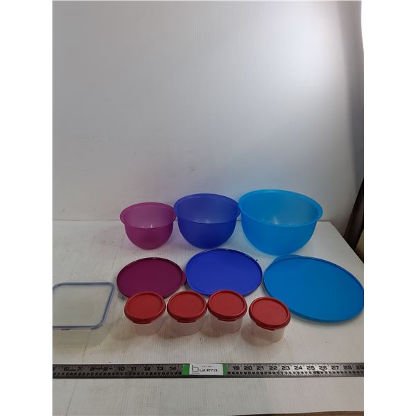 Various Tupperware Containers
