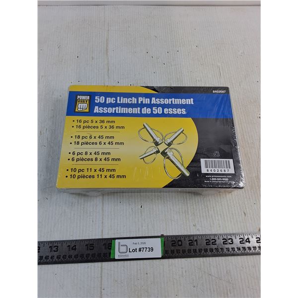 50 Assorted Lynch Pin- Sealed