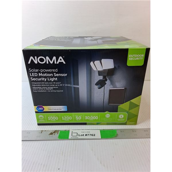 Noma Solar Powered Motion Sensor Security Light, Sealed
