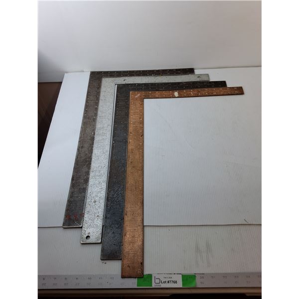 (4) Measuring Squares, Cannot Ship