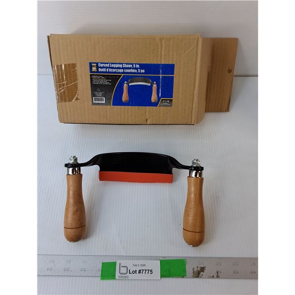 Power Fist 5" Curved Logging Shave