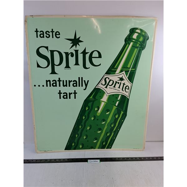 # 1964 Metal "Sprite" Store Sign - 27" x 31" -PICK UP ONLY