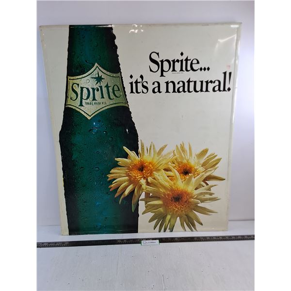 # Vintage Metal "Sprite" Store Sign - 27" x 31" - PICK UP ONLY