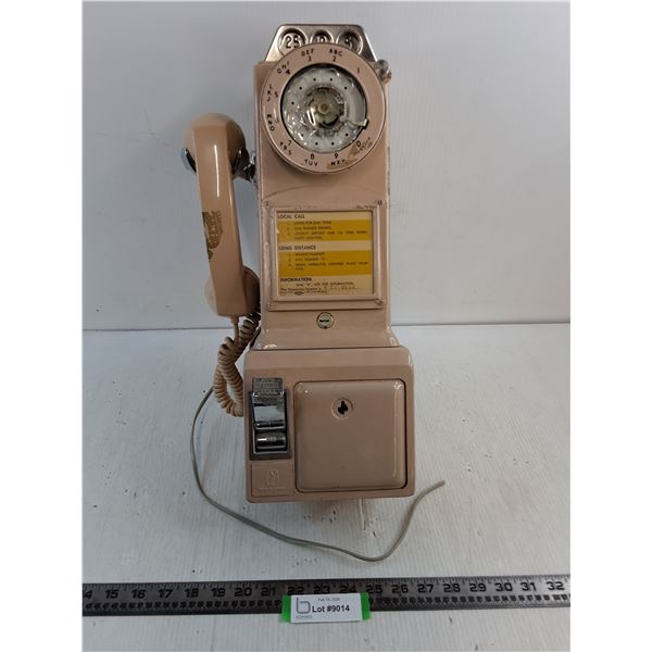 Vintage Northern Telecom Rotary Payphone - 18x7x6" - PICK UP