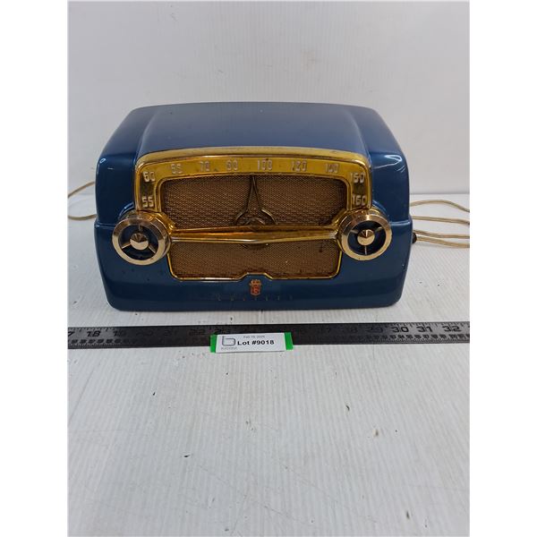 1953 Crosley E15 Dashboard Radio - No Power Detected, As is - 12x8x7"