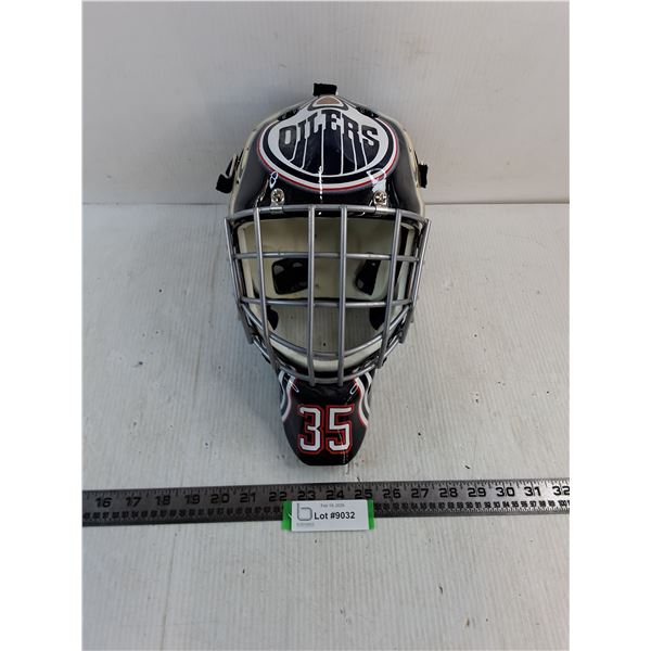 # Itech Tommy Salo #35 "Edmonton Oilers" Goalie Mask - Unauthenticated