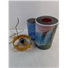 Image 2 : Vintage Table "Movement Effect Picture Light" - Tested - 11" High x 6" Diameter