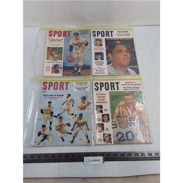 (4) Vintage "Sport" Magazines