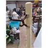 Image 9 : *Vintage Wooden Coat Rack, Missing One Hook, 66" Tall, Cannot Ship