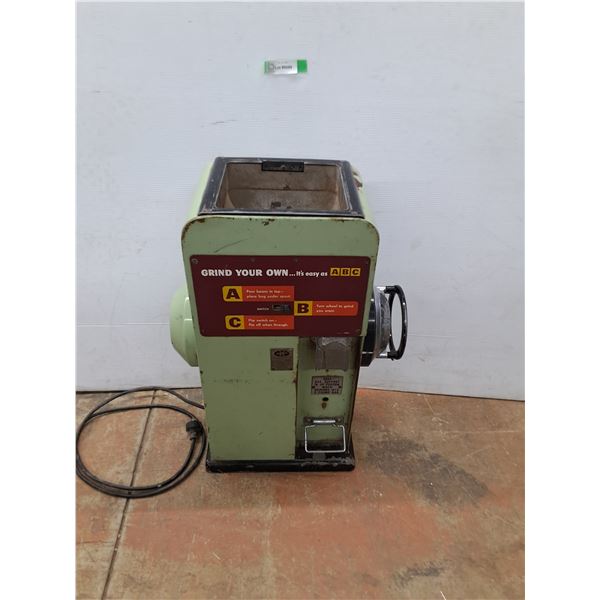 *Vintage Hobart Commercial Coffee Grinder Model 3440, Missing Lid, 10" x 14" x 27", As Is, Cannot Sh