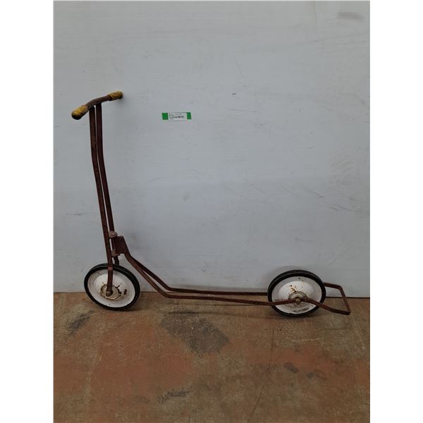 *Vintage Childrens Wood Platform Scooter for Restoration, Missing Platform, Cannot Ship
