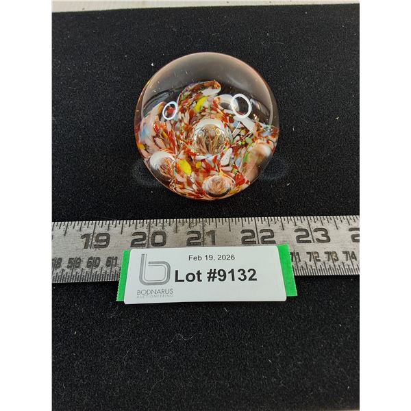 Art Glass Hand Blown Paper Weight