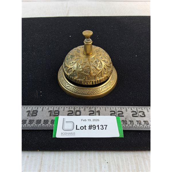 Vintage Brass Front Desk Bell