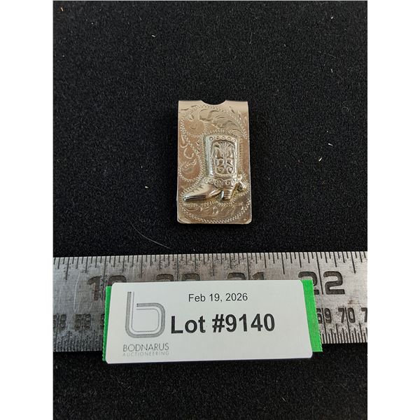 Silver Money Clip from Mexico (23.24 Gram Weight)