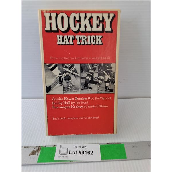 Vintage Hockey Hat Trick Book Set