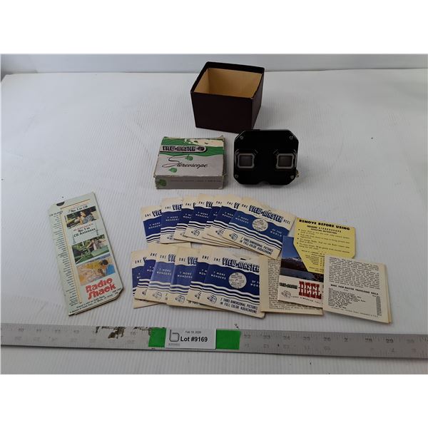 Vintage View Master, Slides & CB Slang Card