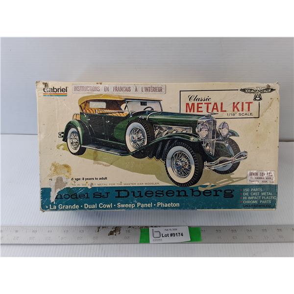 Vintage SJ Duesenberg Buiding Kit