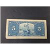 Image 2 : Canadian Five Dollar Bill- 1937
