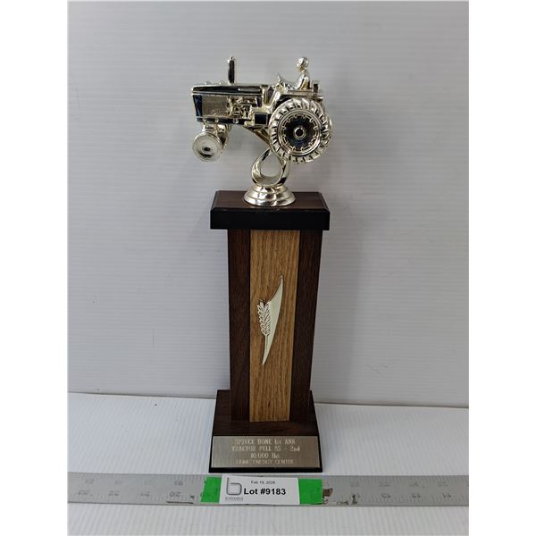 Spruce Home Tractor Pull Trophy 13.25"