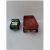 Image 3 : Die Cast Land Rover 1:32 Scale & Vintage Metal Wagon 9.5"