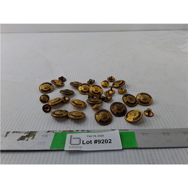 Vintage Canada Customs Buttons