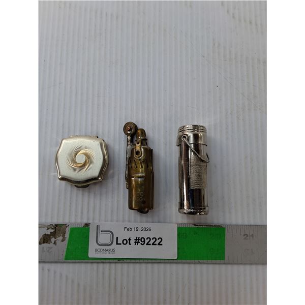 Brass Trench Lighter, Match Holder, Pill Box- Does Not Close