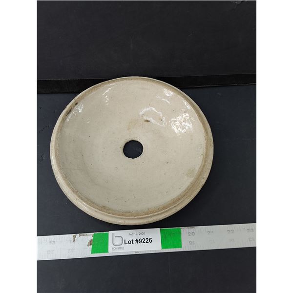 Vintage Butter Churn Lid 8.75"