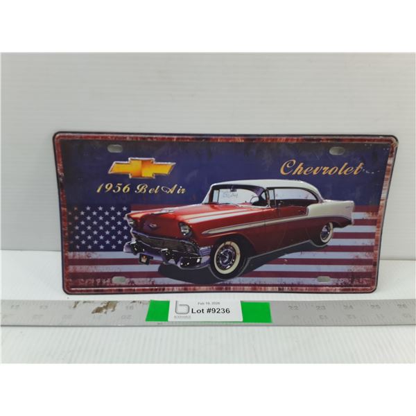 Chevrolet 1956 Bel Air Novelty License Plate
