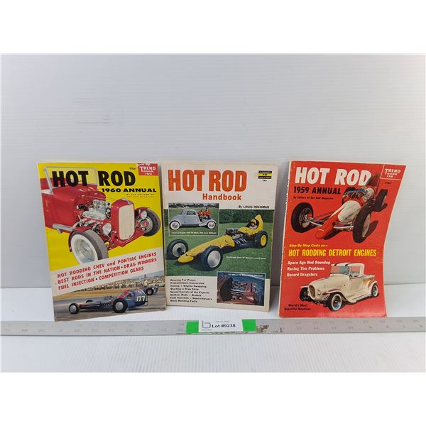 (3) Vintage Hot Rod Hand/Trend Books