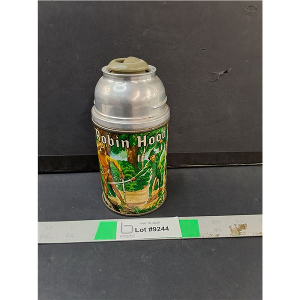 Vintage Robin Hood Thermos 6.25"- As Is