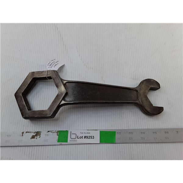 Case Tractor & Threshing Machine Hub Cap Wrench Approx. 13"