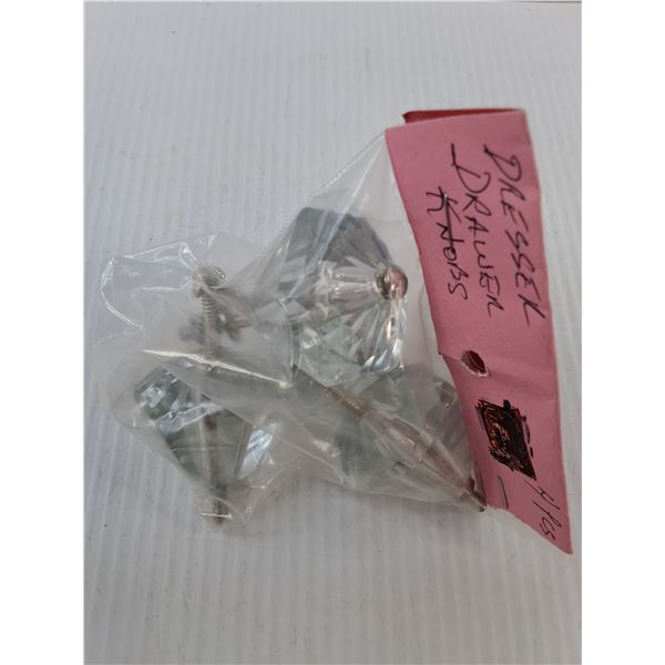 Glass Dresser Drawer Knobs