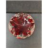 Image 2 : Mid Century Murano Style Glass Ashtray 7.25"