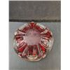 Image 3 : Mid Century Murano Style Glass Ashtray 7.25"